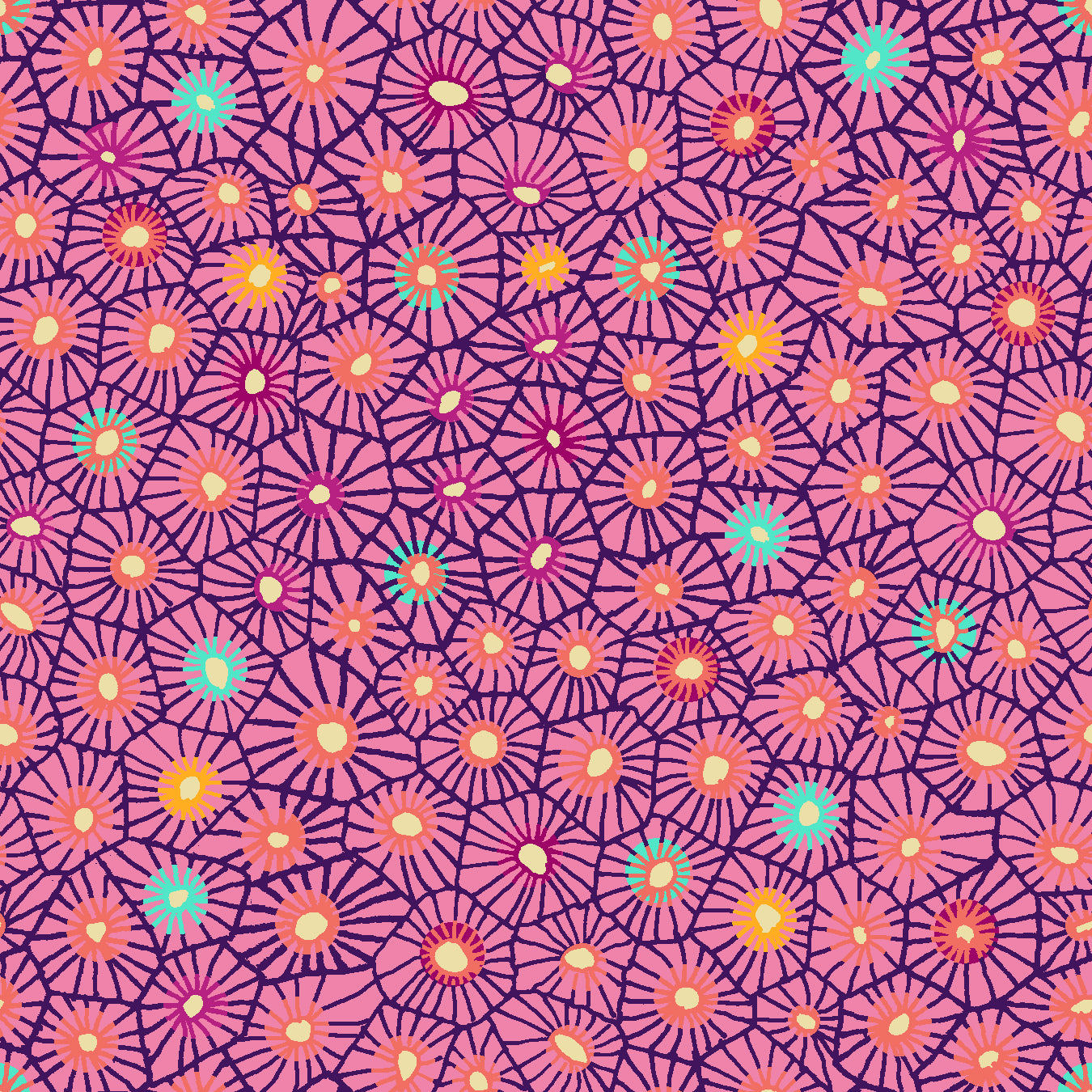 Quilting Cotton - Coral Pink COR02P
