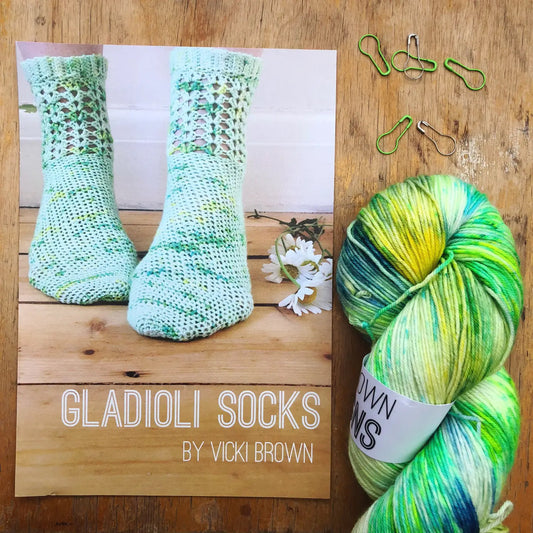 Crochet Pattern - Gladioli Socks