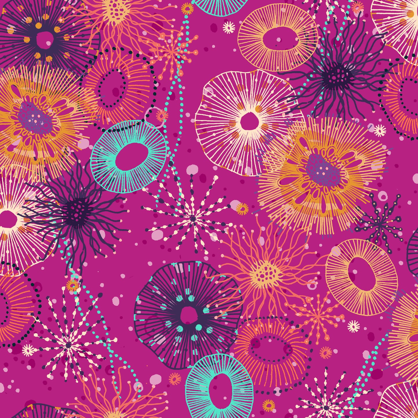 Quilting Cotton - Reef Pink - REEF02P