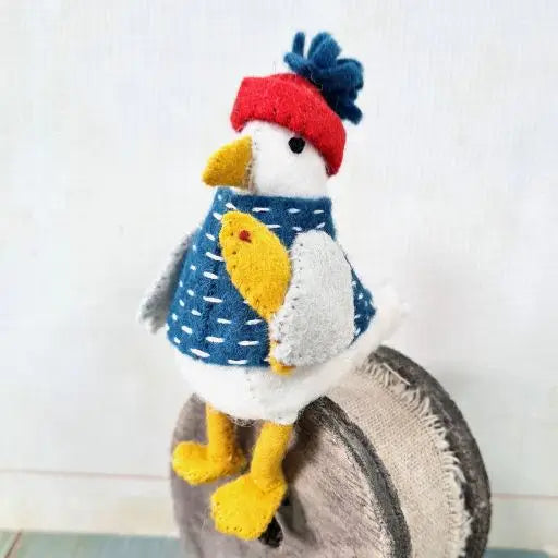 Sam the Seagull felt sewing kit