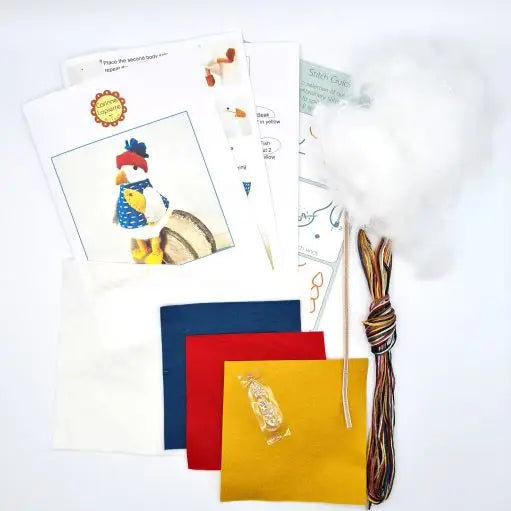 Sam the Seagull felt sewing kit