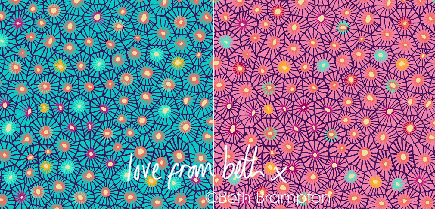 Quilting Cotton - Coral Pink COR02P