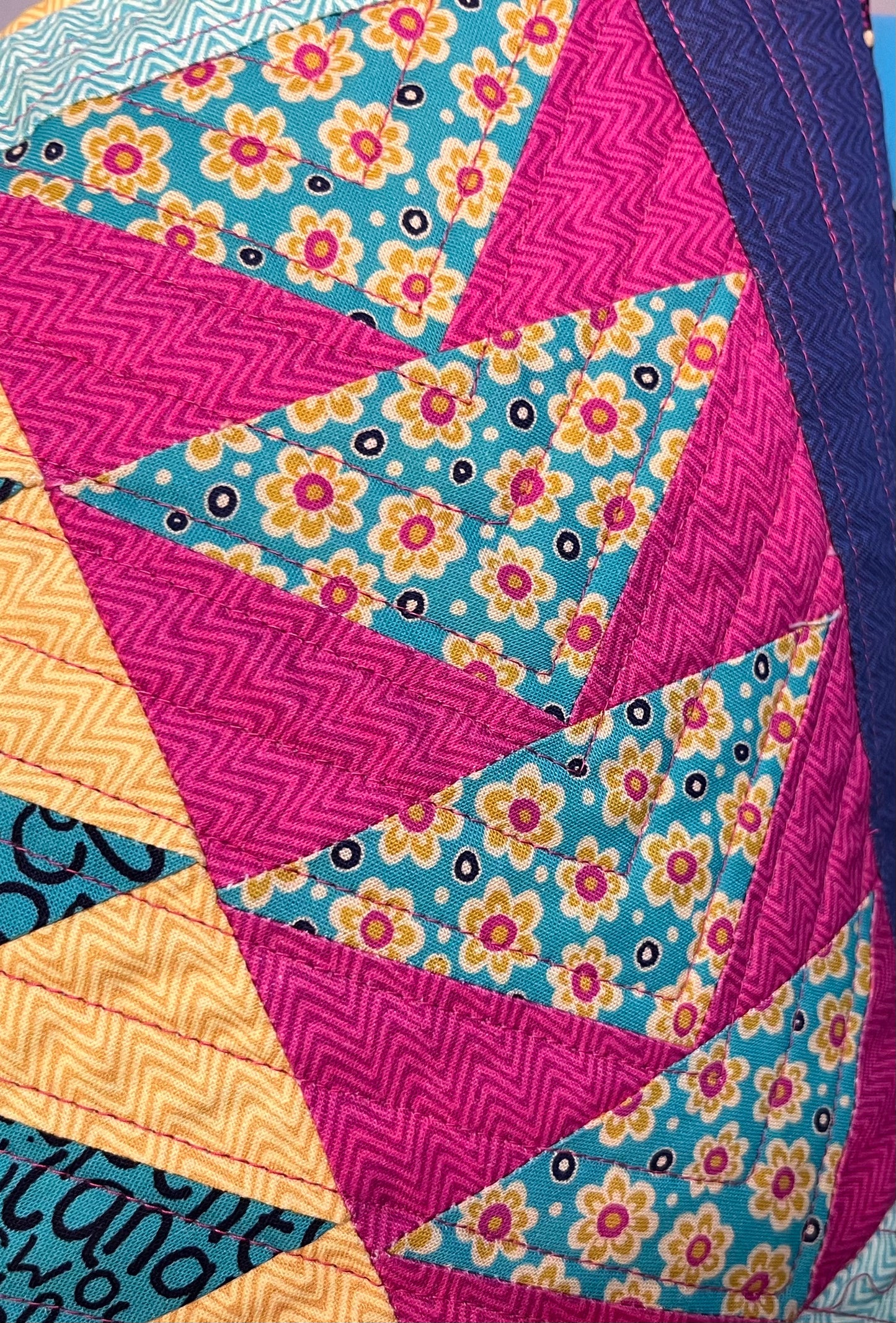 Quilting Cotton - Flowers Blue - FLO02B