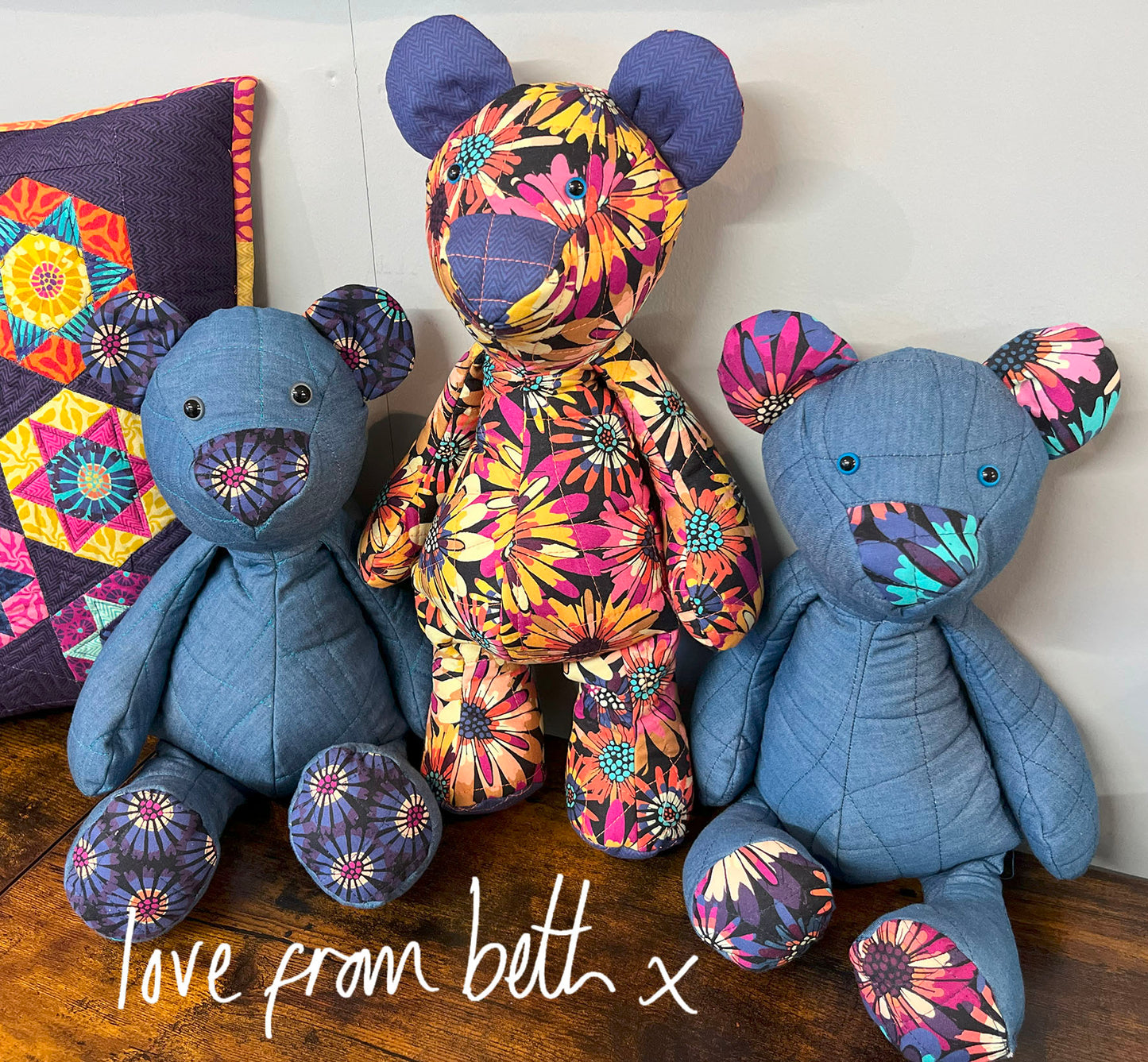 Patchwork Ted Sewing Pattern