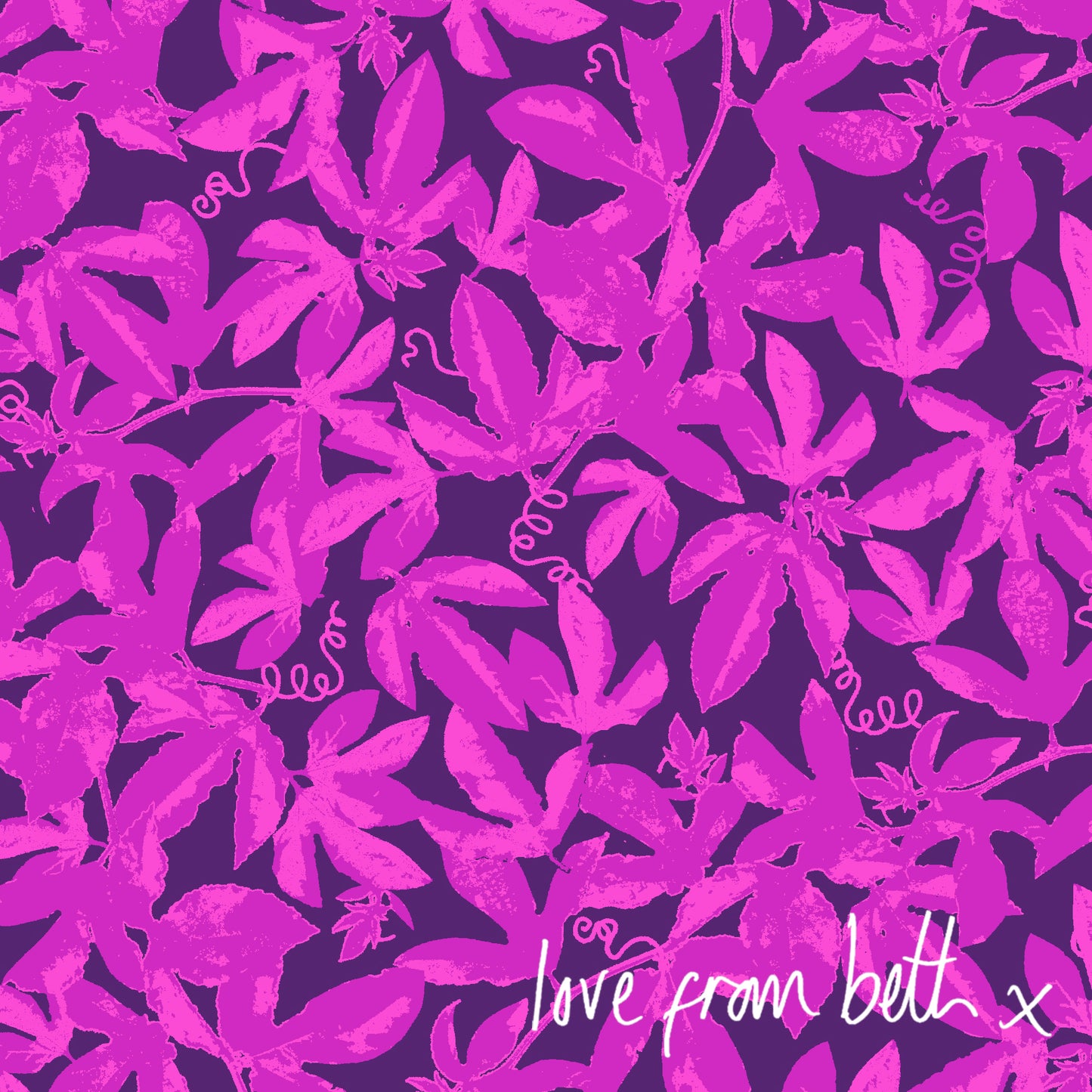 Quilting Cotton - Vines Pink - VIN02P