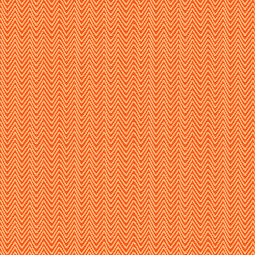 Quilting Cotton - In Bloom - Ziggy Orange - BL0304O