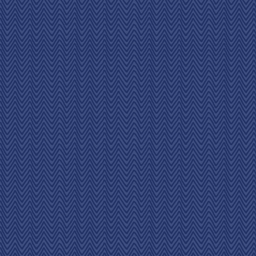 Quilting Cotton - In Bloom - Ziggy Blue - BL0306B