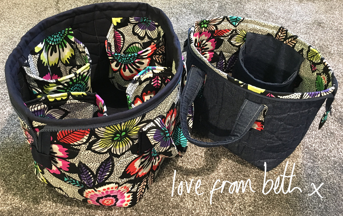 Woven Panel Bag Sewing Pattern – Love From Beth