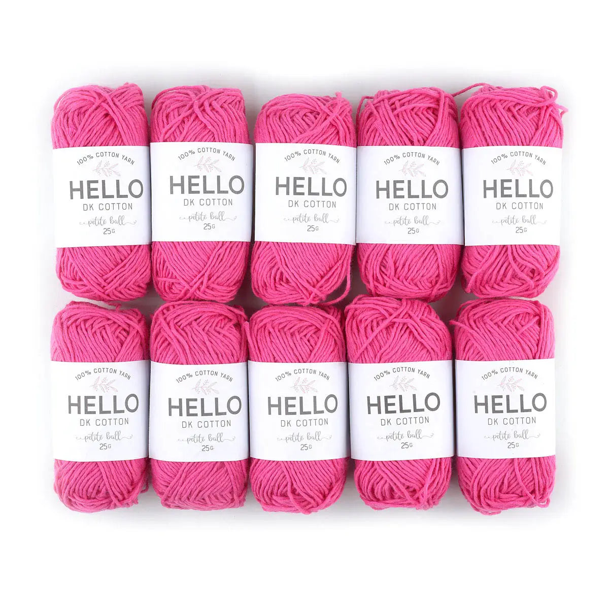 HELLO 100% Cotton 25g Amigurumi Yarn