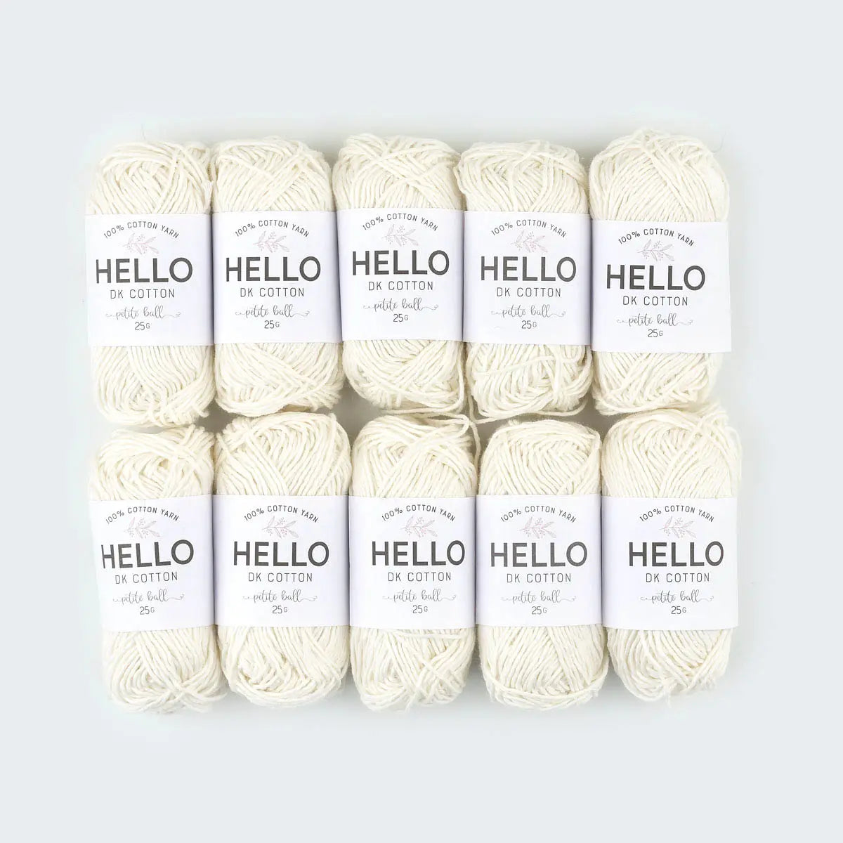 HELLO 100% Cotton 25g Amigurumi Yarn