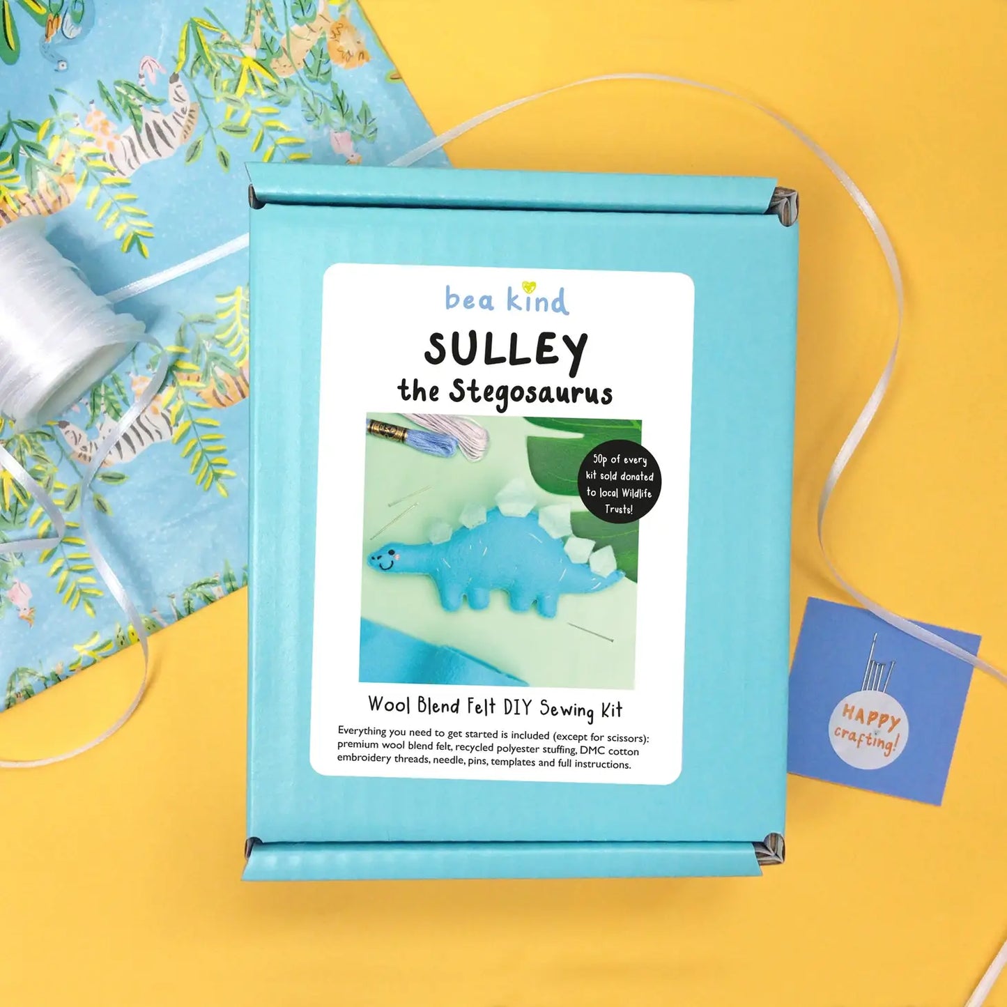 Sulley the Stegosaurus Felt DIY Sewing Kit