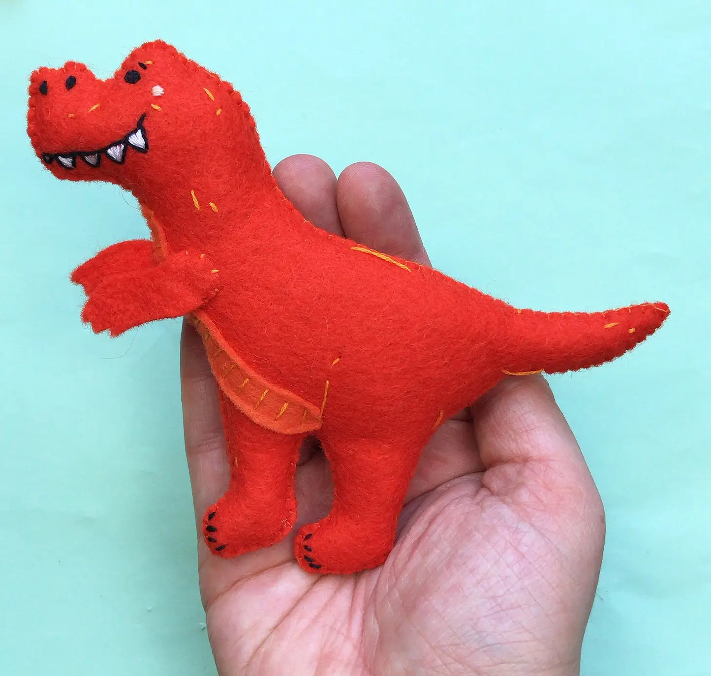 Tommy the T Rex Felt DIY Sewing Kit