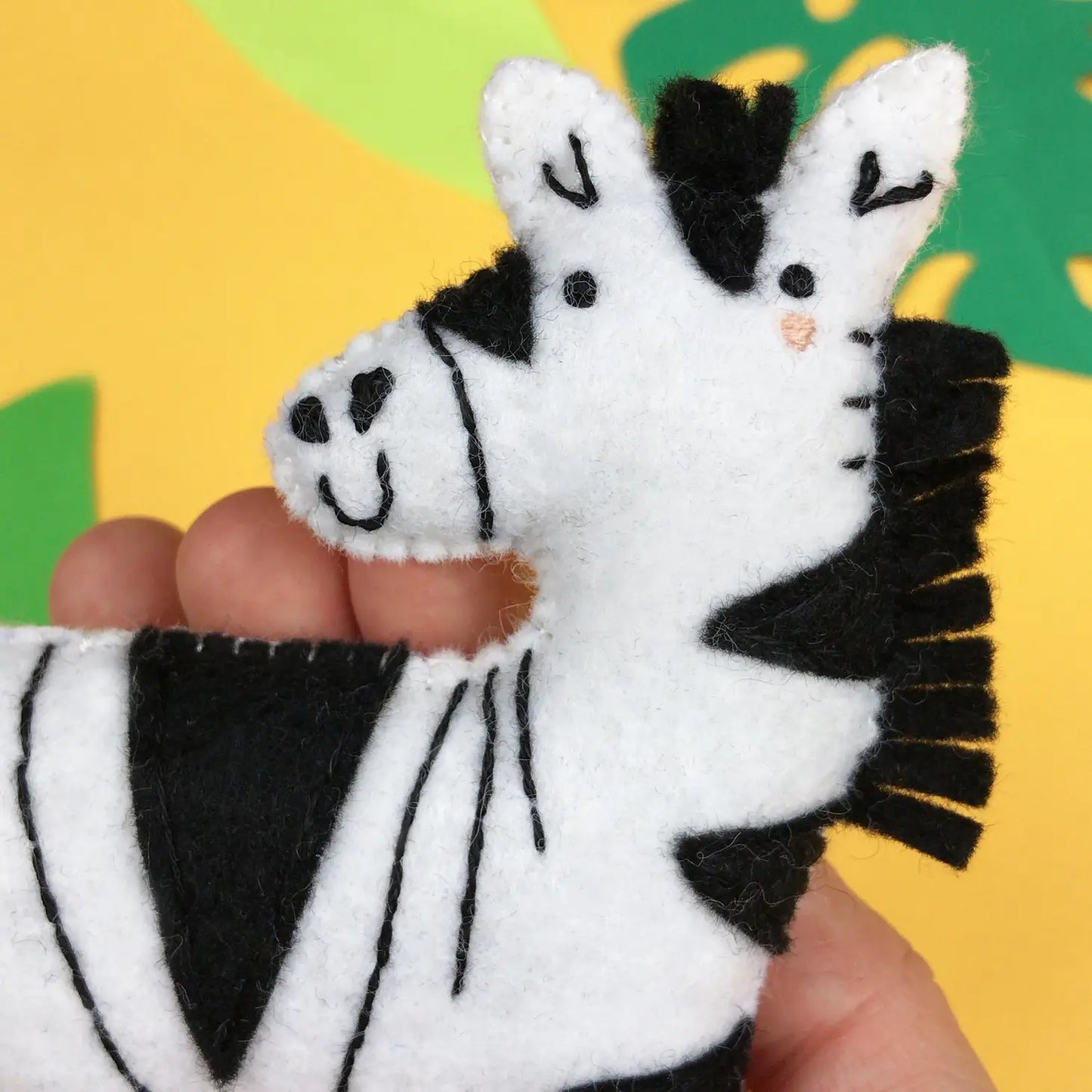 Zeus the Zebra Felt DIY Sewing Kit