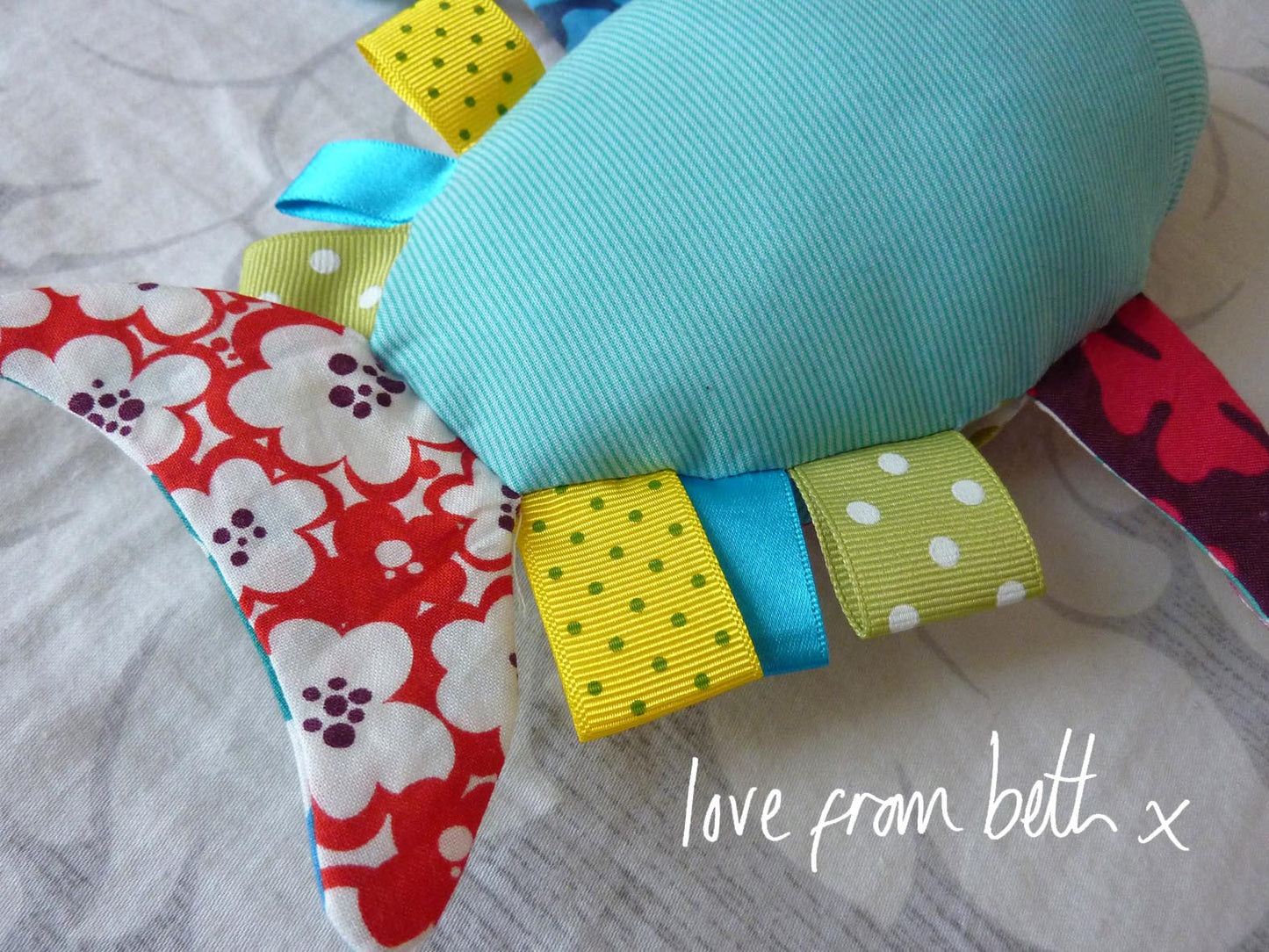 Sleepy fish Toy Sewing Pattern