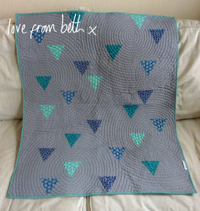 Arrow Drops Baby Quilt Sewing Pattern