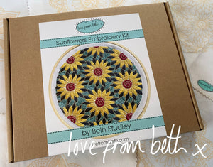 Sunflowers Embroidery Kit