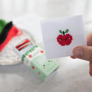 Kawaii Apple Mini Cross Stitch Kit