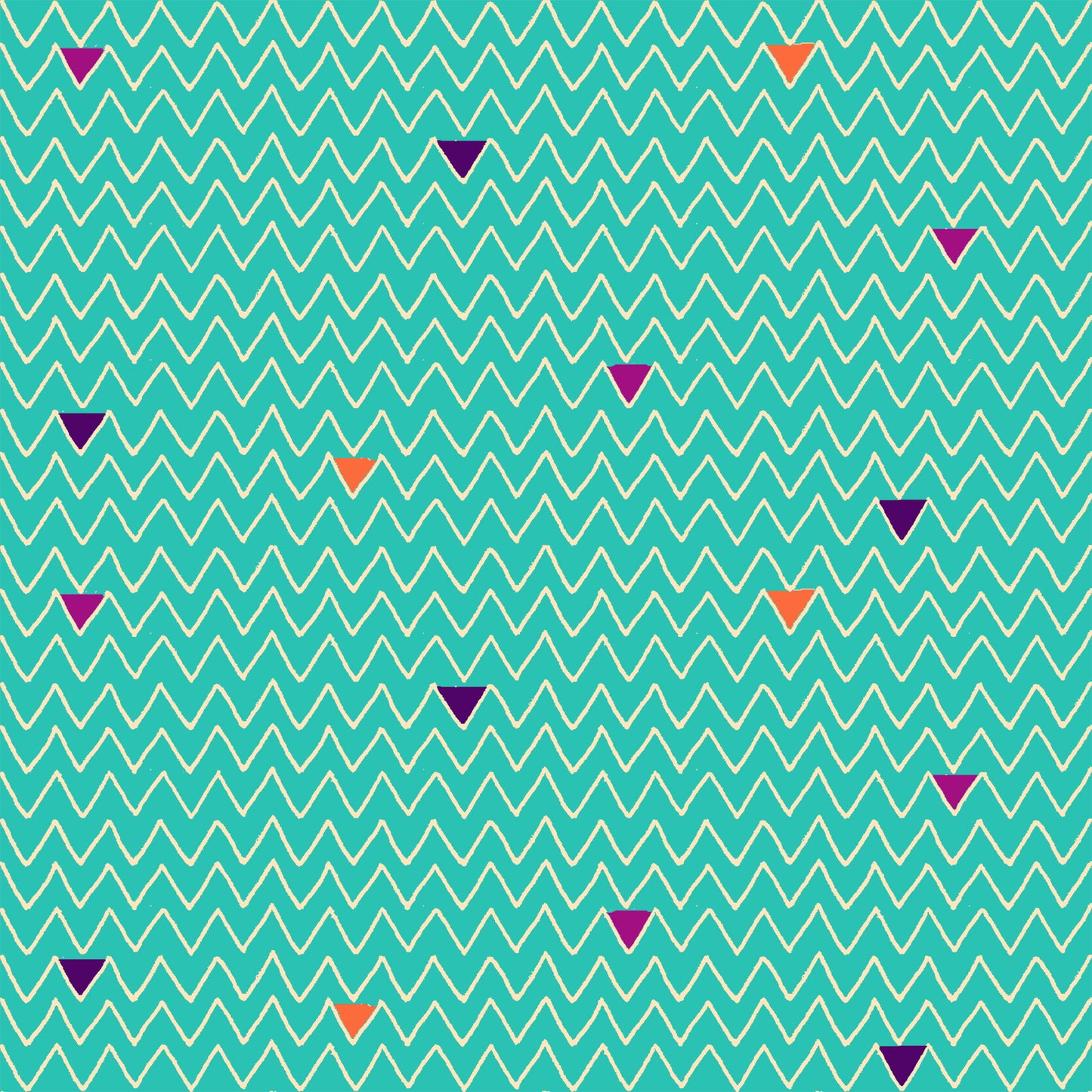 Quilting Cotton - Arrow Drops Aqua - ARR02A