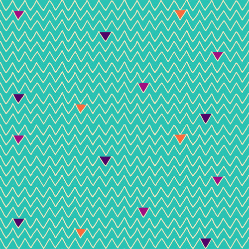 Quilting Cotton - Arrow Drops Aqua - ARR02A