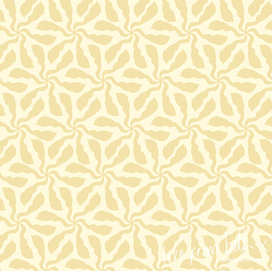 Quilting Cotton - Swirly Whirly Cream - BL0508C