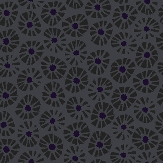 Quilting Cotton - Dials Black BL0608B