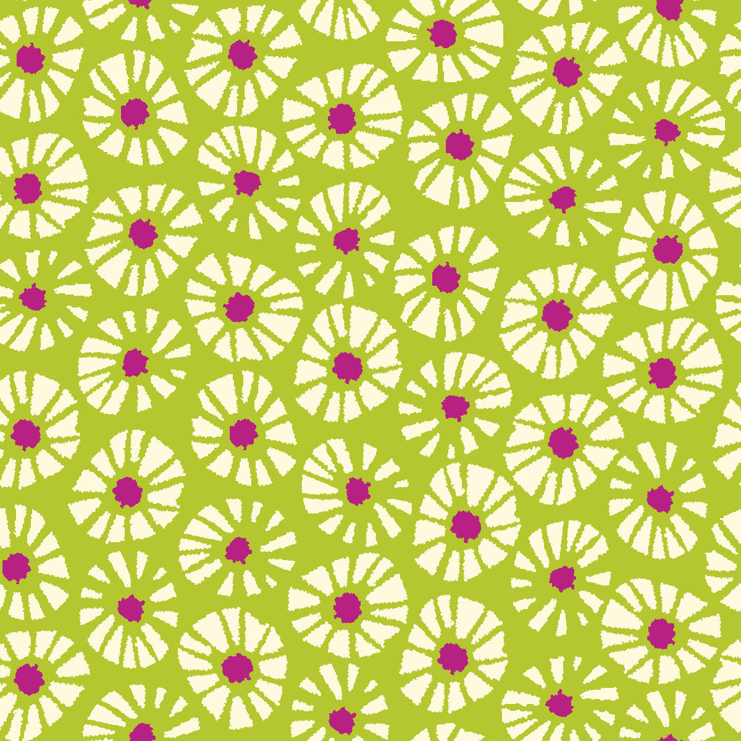 Quilting Cotton - Dials Lime BL0609L