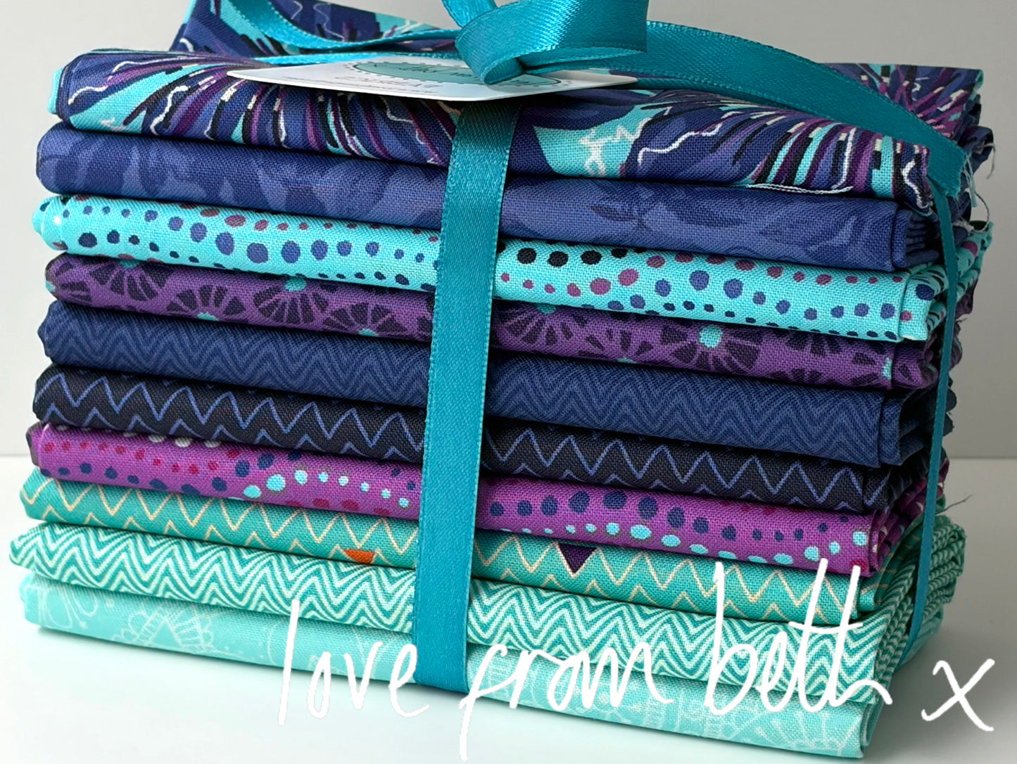 Fat Quarter Bundle - Passion Blue - 10 Fat Quarters