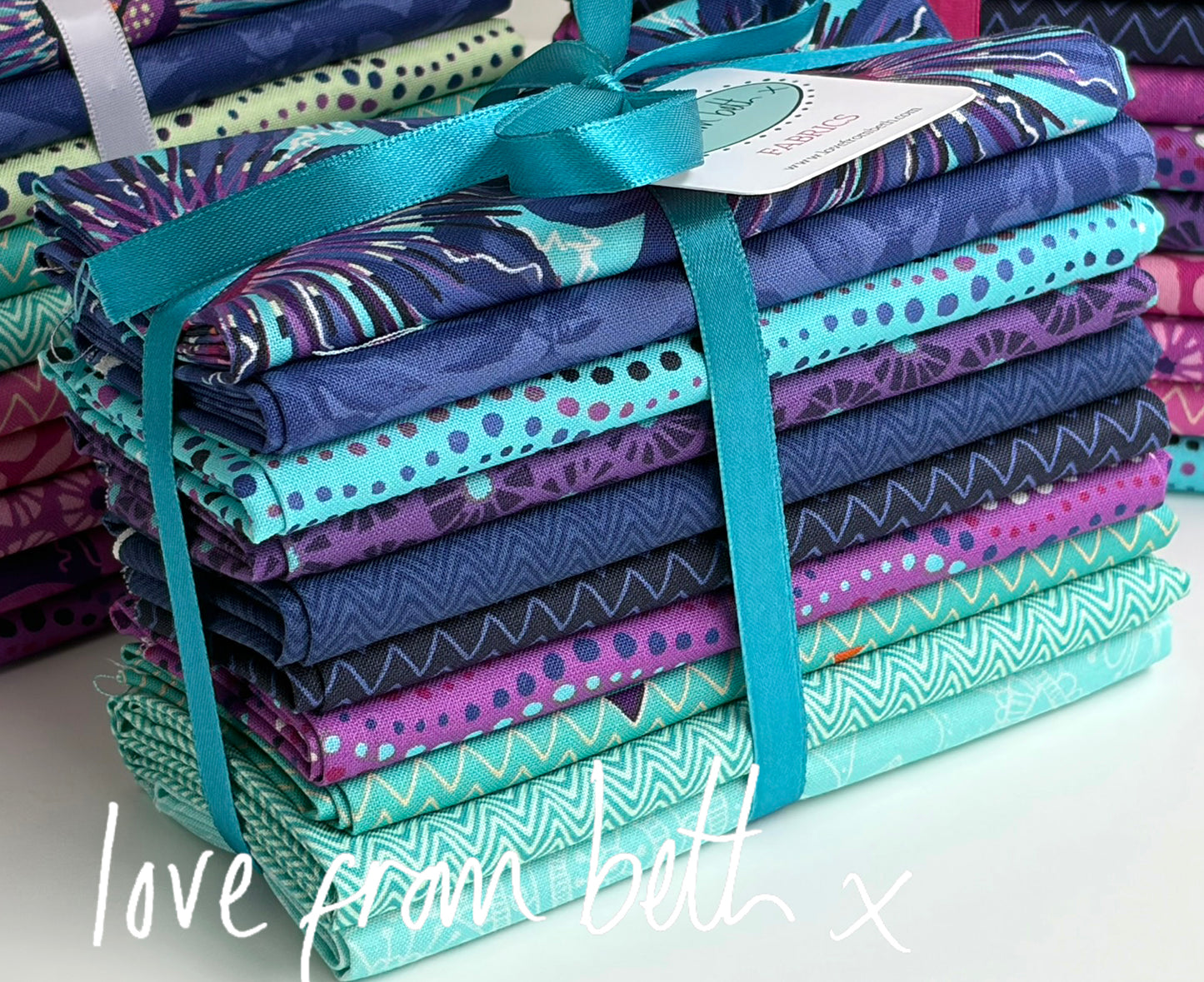 Fat Quarter Bundle - Passion Blue - 10 Fat Quarters