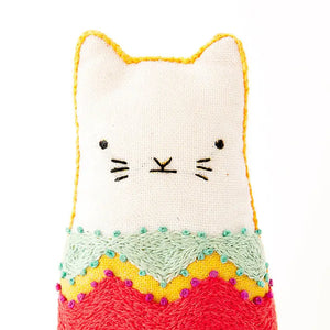 Fiesta Cat Sewing Kit - Kiriki Press