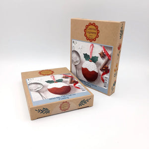 Mini Christmas Pudding Felt Craft Kit