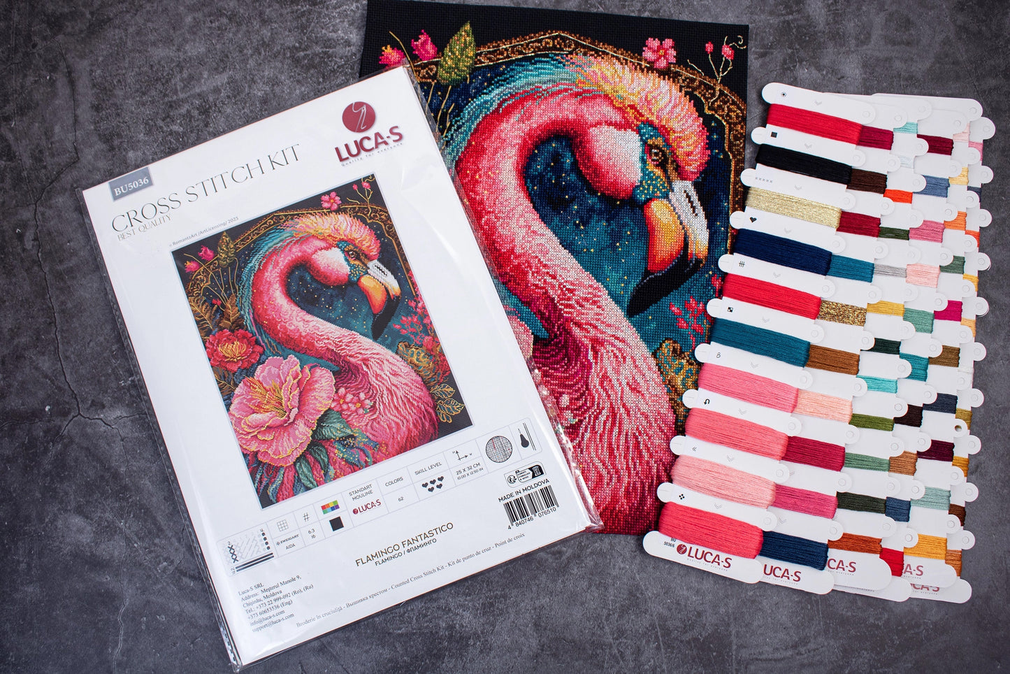 Flamingo Cross Stitch Kit