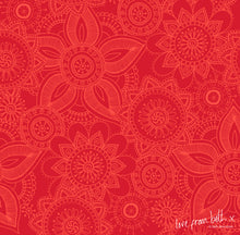 Load image into Gallery viewer, Quilting Cotton - Henna Basic - Red HENB01R