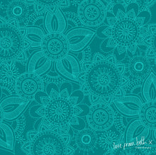 Load image into Gallery viewer, Quilting Cotton - Henna Basic - Teal HENB06T