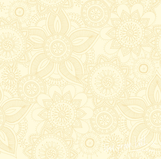 Quilting Cotton - Henna Basic - Cream HENB09C