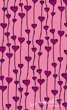 Load image into Gallery viewer, Quilting Cotton - Hearts Pink - HRT01P
