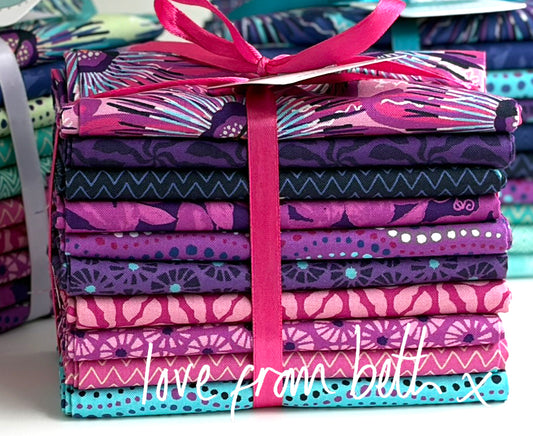 Fat Quarter Bundle - Passion Pink - 10 Fat Quarters
