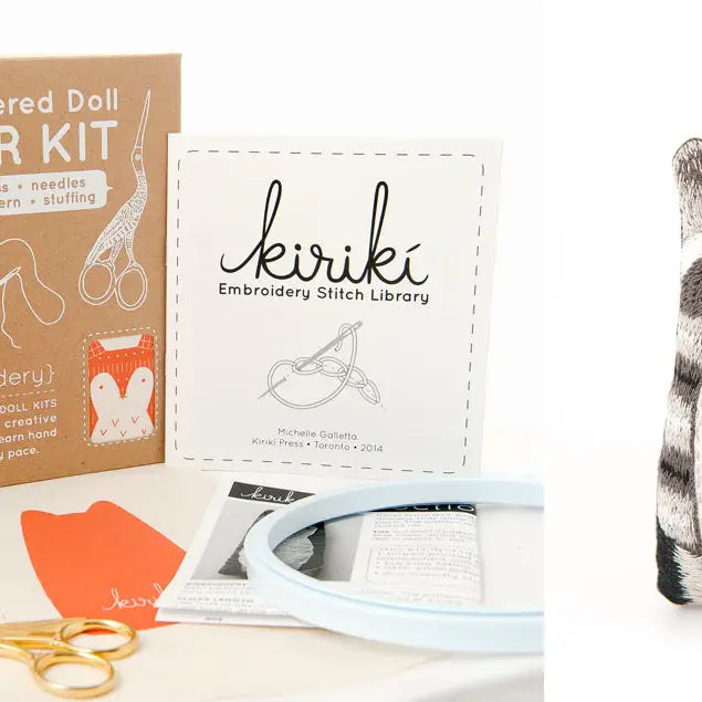 Raccoon Sewing Kit - Kiriki Press