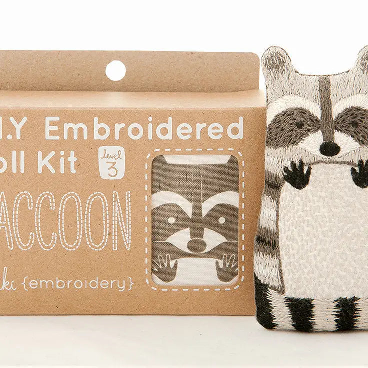 Raccoon Sewing Kit - Kiriki Press