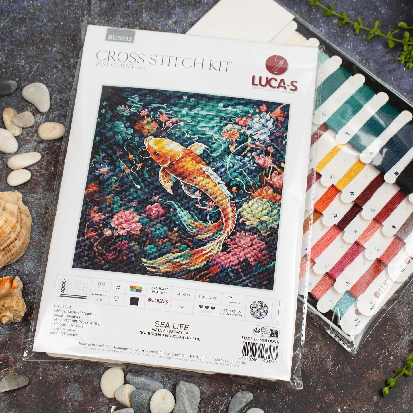 Koi Cross Stitch Kit