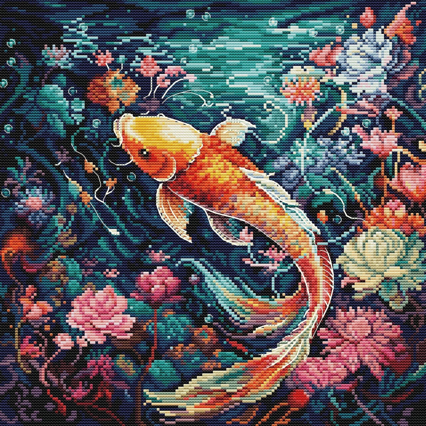 Koi Cross Stitch Kit