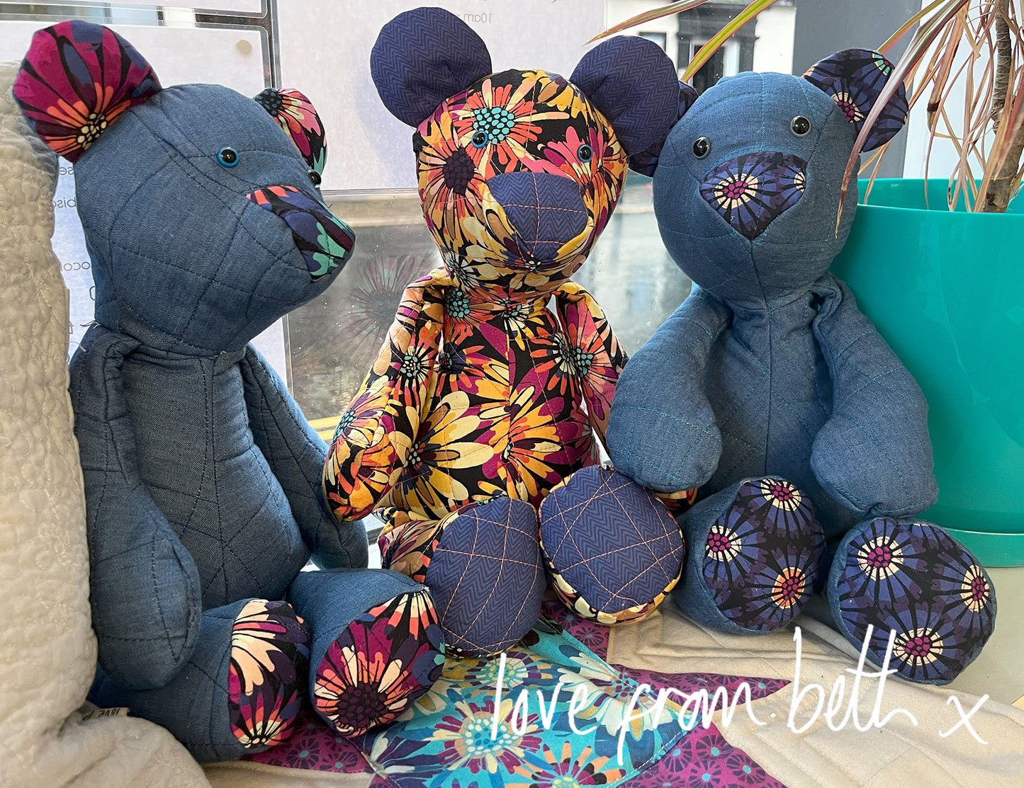 Patchwork Ted Sewing Pattern