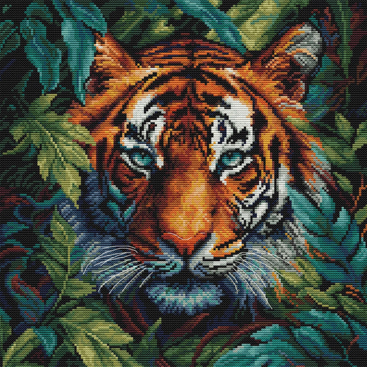 Tiger Cross Stitch Kit