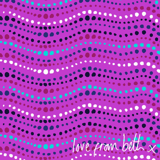 Wavey Dot - Pink - WD01P