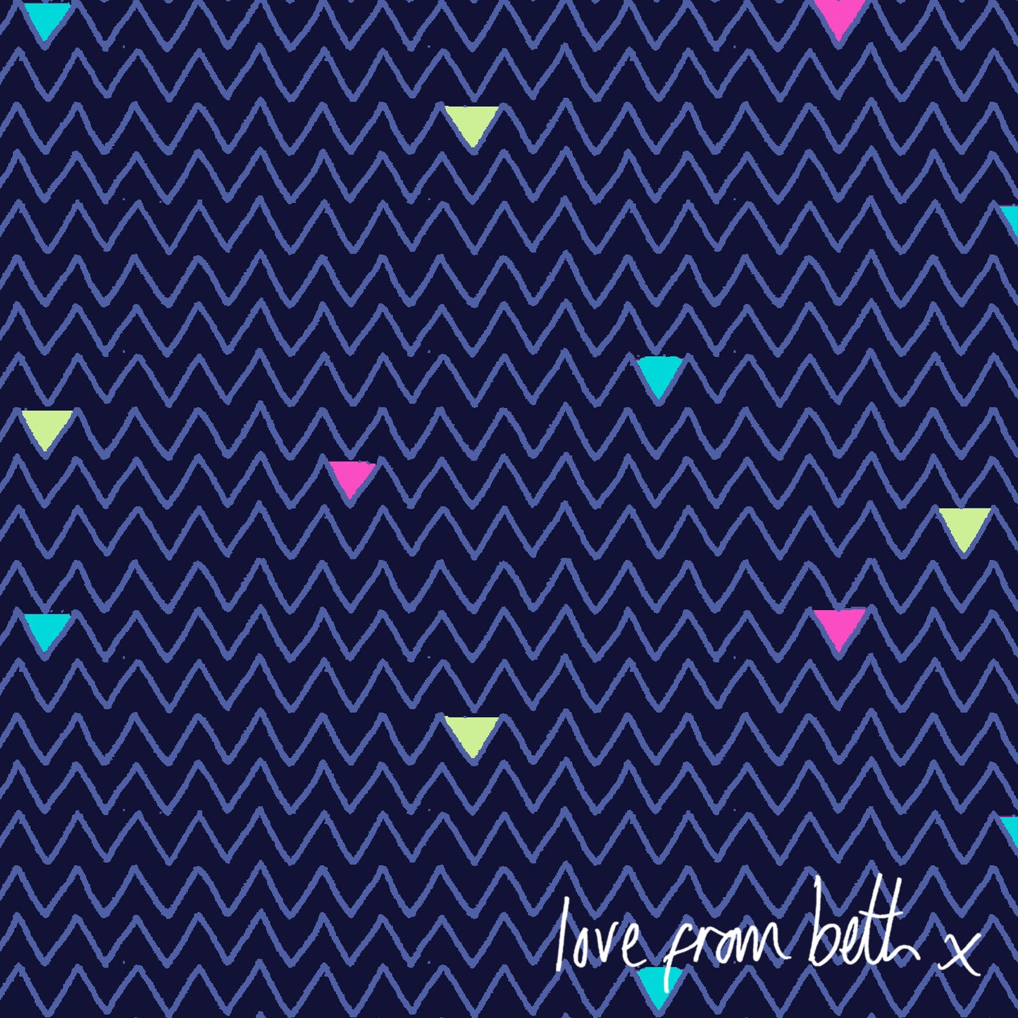 Quilting Cotton - Arrow Drops Navy - ARR06N