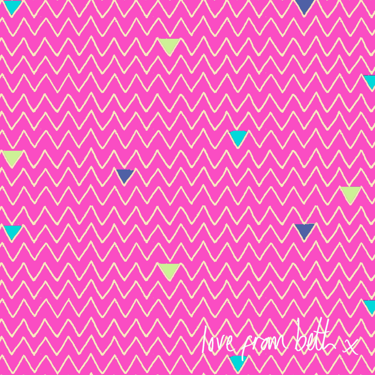 Quilting Cotton - Arrow Drops Pink - ARR05P