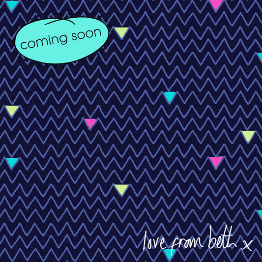 Quilting Cotton - Arrow Drops Navy - ARR06N