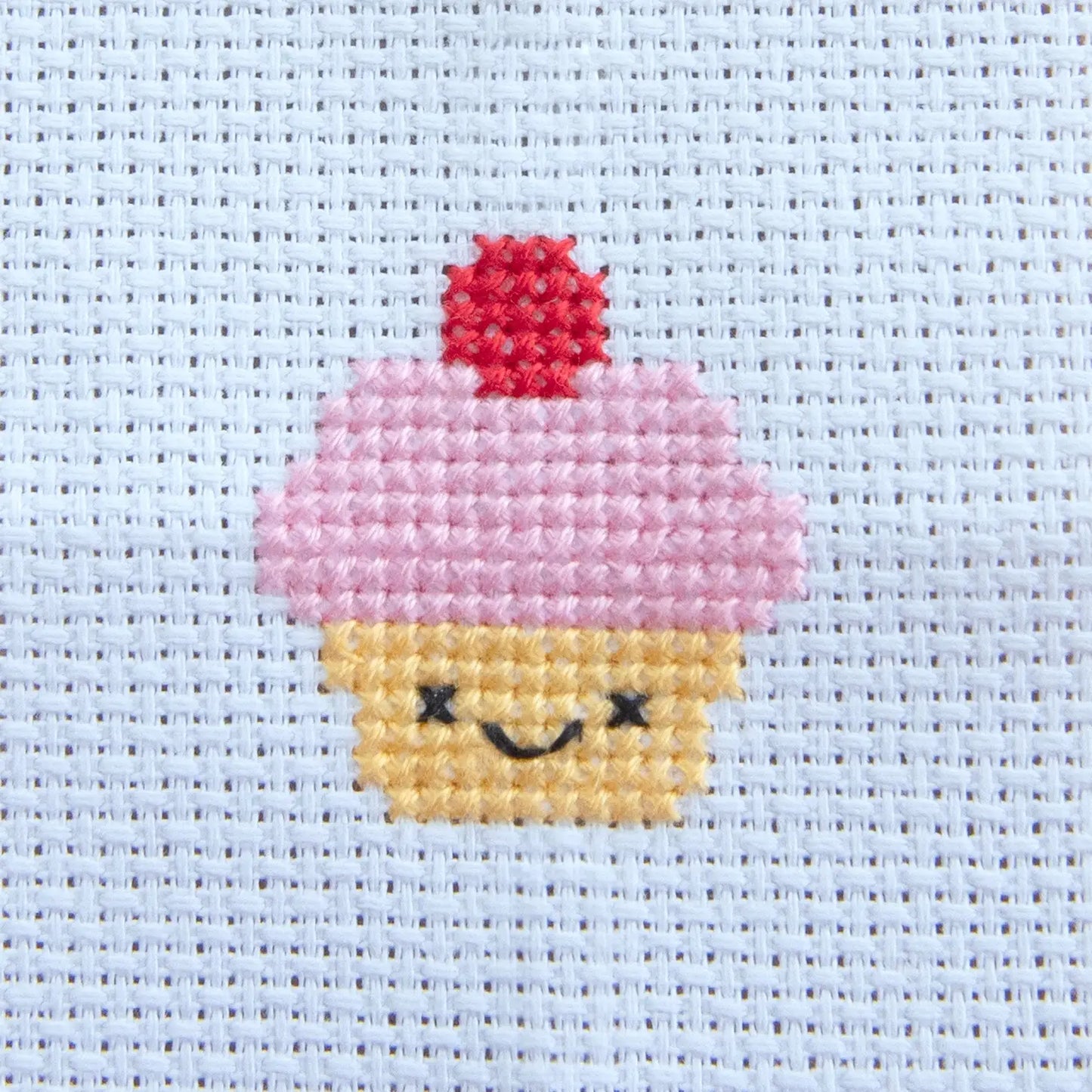 Kawaii Cup Cake Mini Cross Stitch Kit