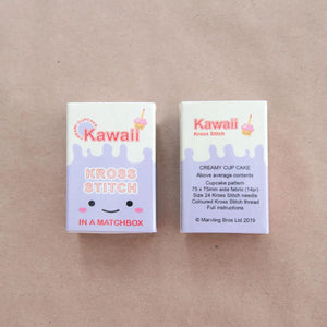 Kawaii Cup Cake Mini Cross Stitch Kit
