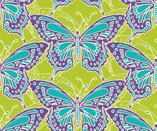 Quilting Cotton - Flutter Lime - FLU02L