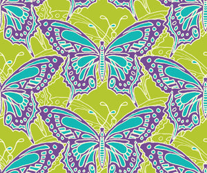 Quilting Cotton - Flutter Lime - FLU02L